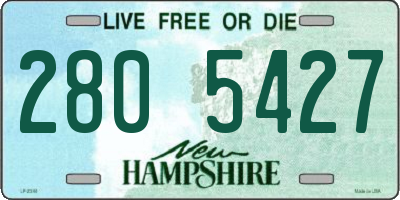 NH license plate 2805427
