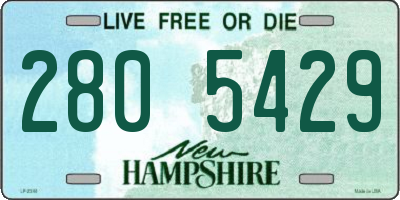NH license plate 2805429