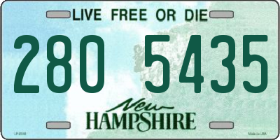 NH license plate 2805435