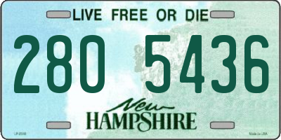 NH license plate 2805436