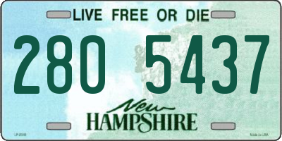 NH license plate 2805437