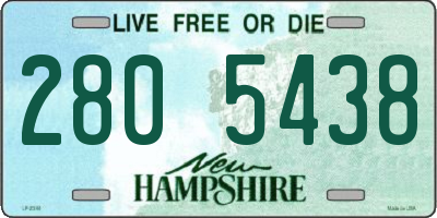 NH license plate 2805438