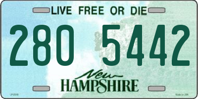 NH license plate 2805442