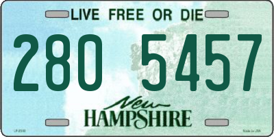 NH license plate 2805457