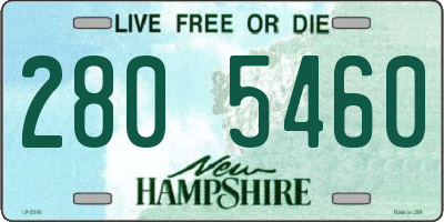 NH license plate 2805460