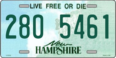 NH license plate 2805461