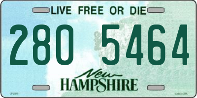 NH license plate 2805464