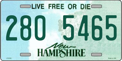NH license plate 2805465