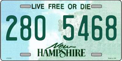 NH license plate 2805468