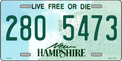 NH license plate 2805473