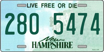 NH license plate 2805474