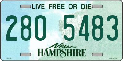 NH license plate 2805483