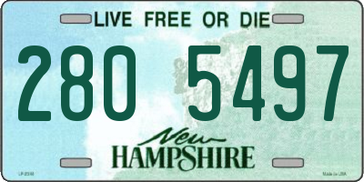 NH license plate 2805497