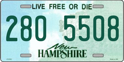 NH license plate 2805508