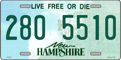 NH license plate 2805510