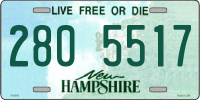 NH license plate 2805517