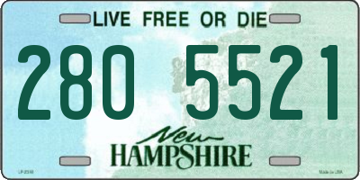 NH license plate 2805521