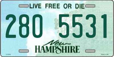 NH license plate 2805531