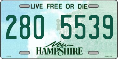 NH license plate 2805539