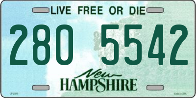 NH license plate 2805542