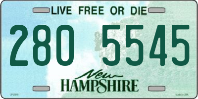 NH license plate 2805545