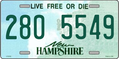 NH license plate 2805549