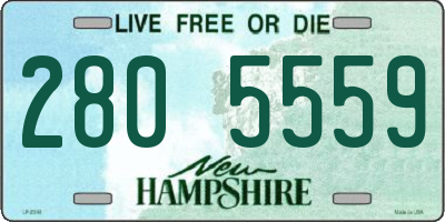 NH license plate 2805559