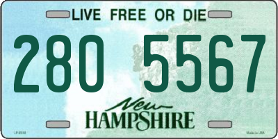 NH license plate 2805567