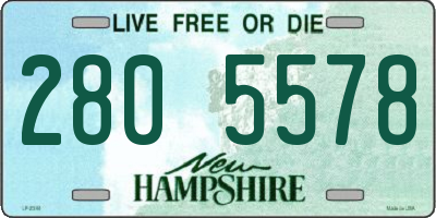 NH license plate 2805578