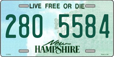 NH license plate 2805584