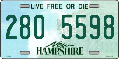NH license plate 2805598