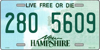 NH license plate 2805609