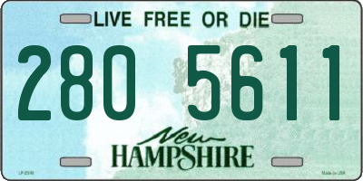 NH license plate 2805611
