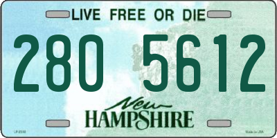 NH license plate 2805612