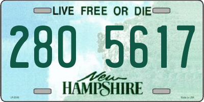 NH license plate 2805617