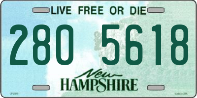 NH license plate 2805618