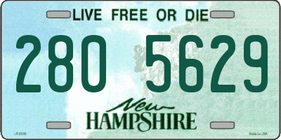 NH license plate 2805629