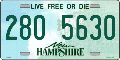 NH license plate 2805630