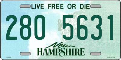 NH license plate 2805631