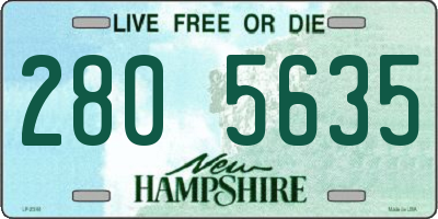 NH license plate 2805635
