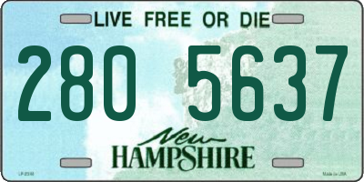 NH license plate 2805637