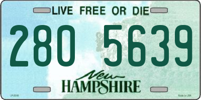 NH license plate 2805639
