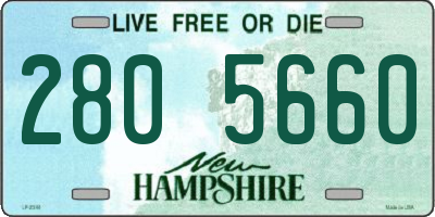 NH license plate 2805660