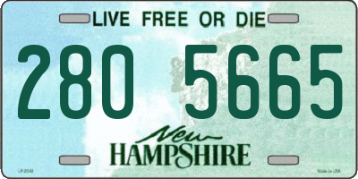 NH license plate 2805665