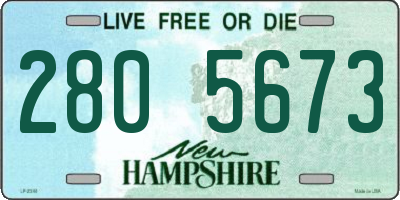 NH license plate 2805673