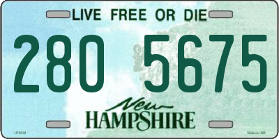 NH license plate 2805675