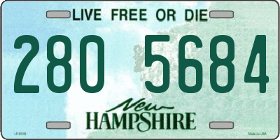 NH license plate 2805684