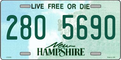 NH license plate 2805690