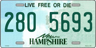 NH license plate 2805693