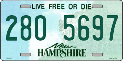 NH license plate 2805697
